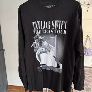 Taylor Swift Black Long Sleeve Tee NWOT